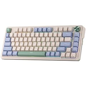 [Prime] $37.33* | Redragon K673 PRO 75% Wireless Gasket RGB Gaming Keyboard (Vintage Blue) at Amazon