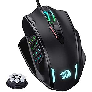 [Prime] $19.66* | Redragon M908 Impact RGB LED MMO Wired Gaming Mouse w/ 12 Side Buttons at Amazon