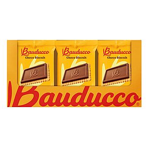 18-Pack Bauducco Choco Biscuit Cookies (4 per Pack) $6.13 + Free Shipping w/ Prime or on $35+