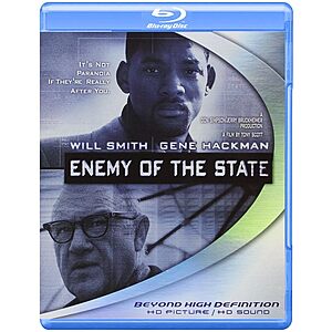 Enemy of the State Blu Ray $5.99 Amazon