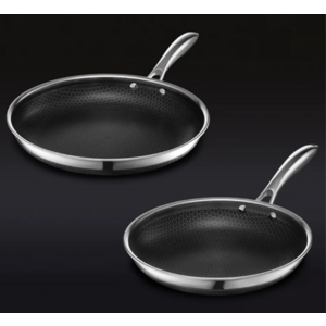 HEXCLAD Perfect Pan Duo 10" & 12" Hybrid Pans $150, Ninja CREAMi Scoop & Swirl Ice Cream Maker $250 & More + Free S&H w/ Amazon Prime