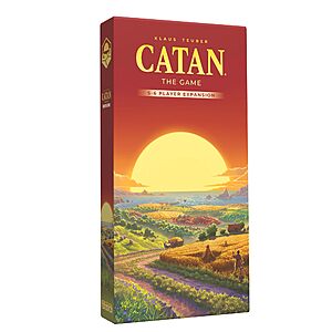 Prime: CATAN 5-6 Player Board Game Expansion (6th Edition) $18.49 + Free Shipping