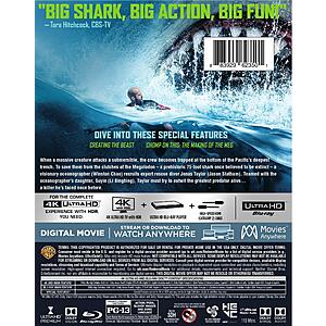 Meg (4K Ultra HD + Blu-ray) $8.99 Amazon