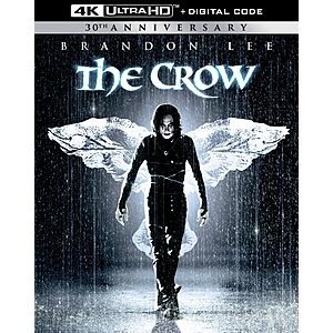 The Crow [4K UHD] + Digital $12.99 Amazon