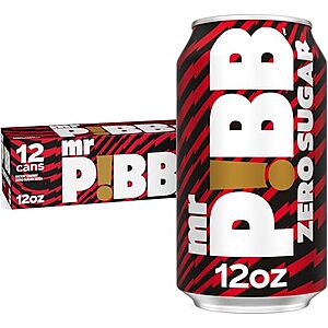 [Prime, SnS, AC] $26.83* | 7 × 12-Pack 12-Oz MR PIBB Zero Sugar Soft Drink Soda Pop Cans ($3.84 each) at Amazon