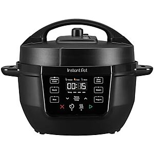 [Resale, AC] $45.62 | Instant Pot RIO 4-Quart 7-in-1 Multi-Cooker (Black) (Used - Like New) at Amazon