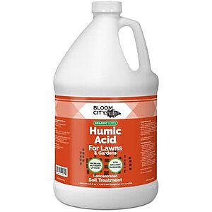 Bloom City Humic Acid – Liquid Soil Conditioner for Stronger Root Growth, Better Nutrient Uptake & Greener Grass 1 gallon as low as $23.79