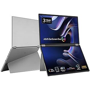 [Prime] $434* | ASUS ZenScreen Duo OLED 360° Foldable Portable Monitor (MQ149CD) at Amazon