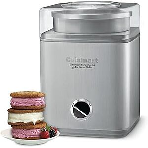 [Prime] $61.70* | Cuisinart Pure Indulgence 2-Quart Ice Cream Maker (ICE-30BC) at Amazon