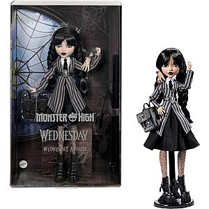 $26.49* | Monster High Wednesday Doll and Accessories at Amazon