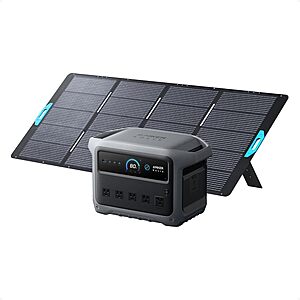 Prime Members: Anker SOLIX C1000 Gen 2 Portable Power Station with 400W Solar Panel $799.99