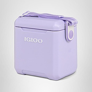 [Prime] Igloo Tag Along 11-Quart Insulated Picnic-Style Cooler w/ Crossbody Strap (Lilac Breeze) $39.99 + Free Shipping