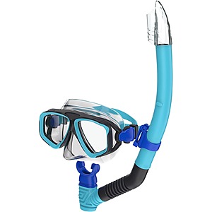 [Prime] Speedo Adventure Junior Swim Mask & Snorkel Set (Black/Clear) $12.82 + Free Shipping