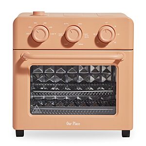 [Prime] $110: Our Place Wonder Oven | 6-in-1 Stainless Steel Air Fryer Toaster Oven Combo with Basket, Rack, Pan & Tray | Compact 13 QT Countertop Capacity | Spice
