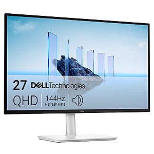 [Prime] $170.99: Dell 27 Plus QHD Monitor - S2725DSM - 27-inch QHD (2560x1440) 144Hz 1ms Display at Amazon