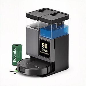 iRobot Roomba 415X Robot Vacuum & Mop Combo, 20,000Pa Suction, 3 Months AutoEmpty $399.99