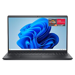 Dell 15 Laptop DC15255-15.6-inch FHD 120Hz Display, AMD 5-7520U, 8GB LPDDR5 RAM, 512GB SSD, Radeon 610M Graphics, Win 11 Home $399.97