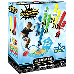 [Prime] Stomp Rocket Jr. Multi-Color 8-Rocket Launcher Set $19.99 + Free Shipping