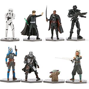 [Prime] 8-Count Disney Store Star Wars: The Mandalorian Figure Set w/ Grogu, Ahsoka Tano & More $25.49 + Free Shipping