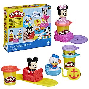 Play-Doh Disney Junior Mickey Mouse Clubhouse, Stamp & Go Megapack with Mickey, Minnie & Donald, Arts & Crafts Preschool Toys for Kids 2+ $11.99