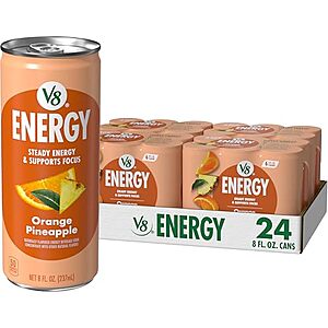 [Prime, SnS] $13.26 | 24-Count 8-Oz V8 Energy Drink (Orange Pineapple) at Amazon