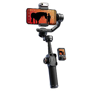 Hohem iSteady M7 3 Axis Gimbal Stabilizer for Smartphone w/ AI Tracking, Remote Control, Extendable Pole, & Magnetic RGB Light $215.99