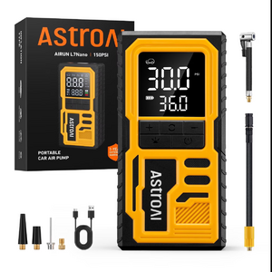 AstroAI Cordless Portable Air Compressor 150PSI $12.98