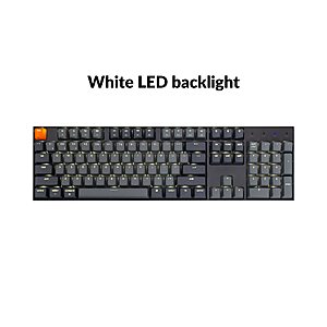 Amazon Prime - Keychron K10 Full Size 104 Keys Bluetooth Wireless Mechanical Gaming Keyboard $55.24