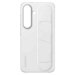 Samsung Galaxy S25+ Standing Grip Phone Case, Protective Cover, Soft Touch, Kickstand, Durable Design, US Version, EF-GS936CWEGUS, White $4.62