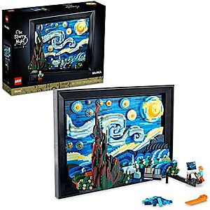 $136* | 2316-Pc LEGO Ideas Vincent van Gogh The Starry Night Building Set at Amazon
