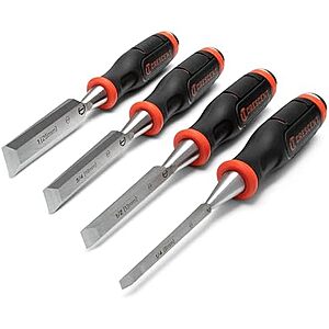 $17.85* | Crescent 4 Piece Wood, 1/4", 1/2", 3/4"", 1" Chisel - CWCHS4 at Amazon