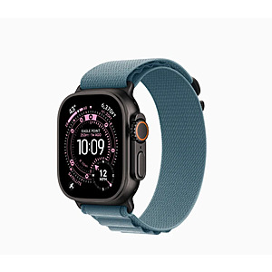 Refurbished Excellent: Apple Watch Ultra 3 49mm w/ Titanium Case GPS + Cellular (3 Band Colors) $503.99