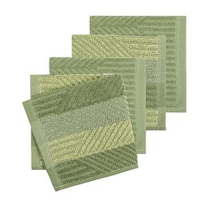 The Big One 4-Pack 12" x 12" Chevron Terry Dishcloths (Sage Greem, Red) $4.07 + Free Shipping