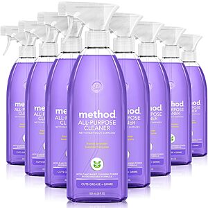 8-Pack 28-Ounce Method All-Purpose Cleaner Spray (French Lavender) $20.14 w/ S&S + Free Shipping w/ Prime or $35+