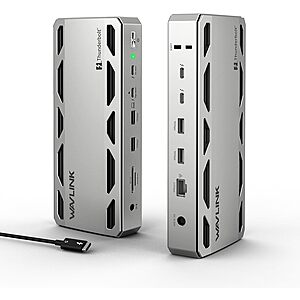 [Prime] WAVLINK Intel Certified Thunderbolt 5 Dock 12-in-1 w/ 120Gbps, 140W PD, 2.5G Ethernet & 4x USB-A 3.2 Gen 2 $195.00 + Free Shipping