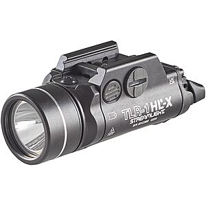 $157.15: Streamlight 69501 TLR-1 HL-X USB 1500-Lumen 15000-Candela Rechargeable Rail-Mounted Tactical Weapon Light
