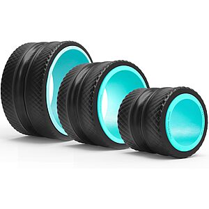 Prime: 3-Pack FitBeast Wheel Foam Rollers (6", 9" and 12", 2 colors) $38.49 + Free Shipping