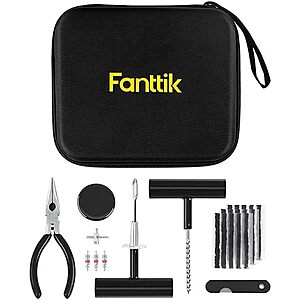 [Prime] Fanttik 24-Piece Heavy Duty Tire Repair Kit $19.19 + Free Shipping