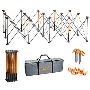 Prime Bora Centipede 30" Folding Work Table - 4 x 8 Foot Portable Workbench 6000lb Capacity Lightweight Foldable Work Bench $148.91