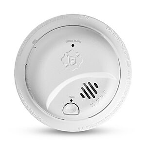 PRIME DAY $26.12 First Alert SMI105-AC, Interconnect Hardwire Smoke Alarm with 10-Year Battery Backup, 1-Pack