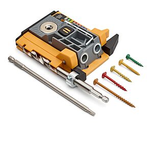 Prime BORA Mini Pocket Hole Jig Kit Auto-Adjusting Portable Pocket Hole System with Screws Complete Pocket Screw Jig Tool Set $57.46