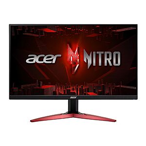 24.5" acer Nitro 1080p 180Hz 1ms HDR10 IPS Gaming Monitor $99.99 + Free Shipping
