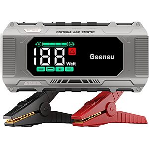 [Prime] Geeneu 8000A Portable Car Battery Jump Starter w/ PD 65W Quick Charger & 150W DC Output $32.48 + Free Shipping