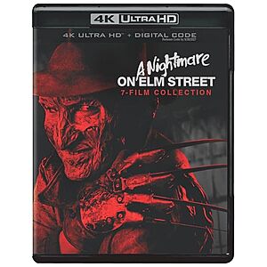 [Prime] $65.99* | A Nightmare on Elm Street: 7-Film Collection (4K Ultra HD + Digital) at Amazon