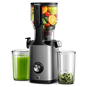 Prime Members: EUHOMY 5.8" Wide Feed Chute Cold Press Juicer Machines $56.99