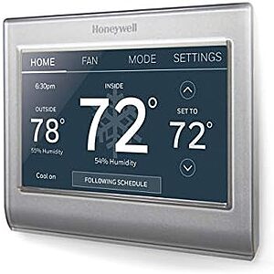 $97.93* | Honeywell 7 Day Programmable Wi-Fi Smart Color Thermostat + 10% Back w/ Prime Visa Card at Amazon