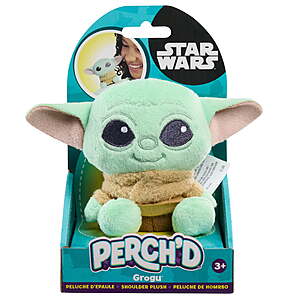 Disney Star Wars Perch'd Grogu or Anzellen Plush,  $5.98