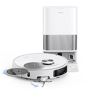DREAME L40s Ultra Robot Vacuum and Mop, 19,000Pa Suction, Auto-Empty, Mop Self-Cleaning (White) $499.99