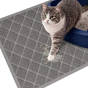[Prime] GORILLA GRIP Cushioned Coil Mesh Litter Trapping Cat Litter Box Mats from $9.40 + Free Shipping