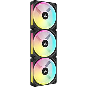 3-Pack Corsair iCUE LINK QX120 RGB 120mm Magnetic Dome RGB Fan Starter Kit (Black) $59.99 + Free Shipping w/ Promo Code FTTF6438